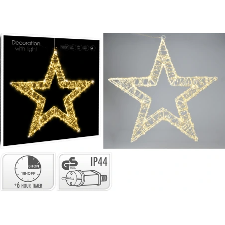 LED žvaigždė, 50 cm