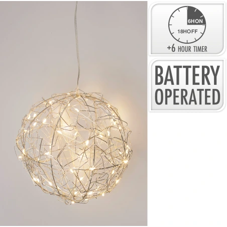 LED kamuolys,15 cm
