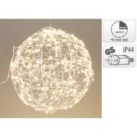 LED kamuolys, 25 cm