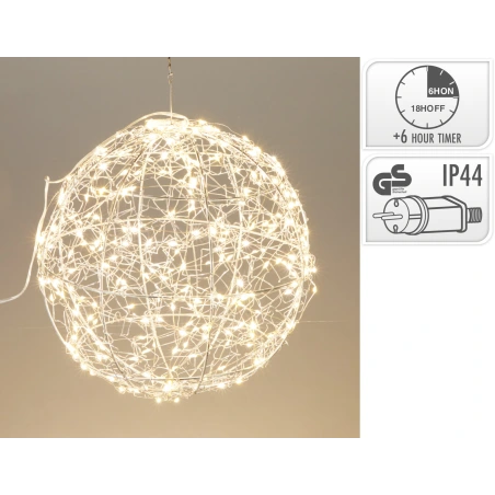 LED kamuolys, 35 cm