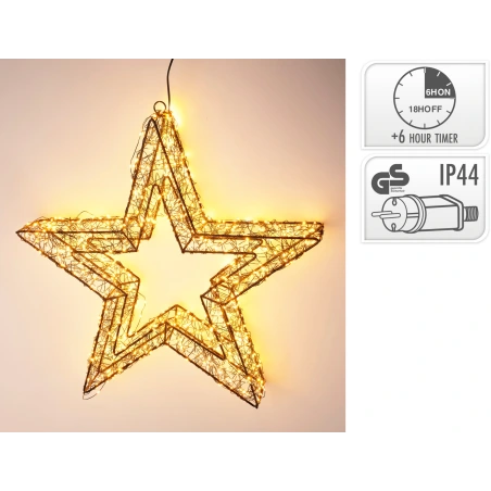 LED žvaigždė, 50 cm