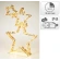 STARS LED 80CM GOLD