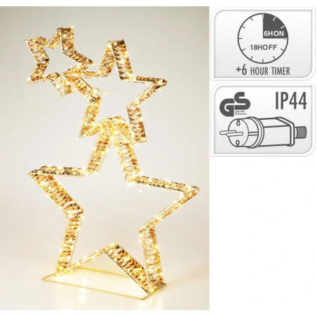 LED žvaigždės, 80 cm