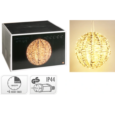 LED kamuolys, 40 cm