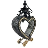 Metal lantern, 23×9.5×33.5 cm