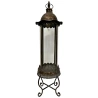 Metal lantern, 21×21×72 cm