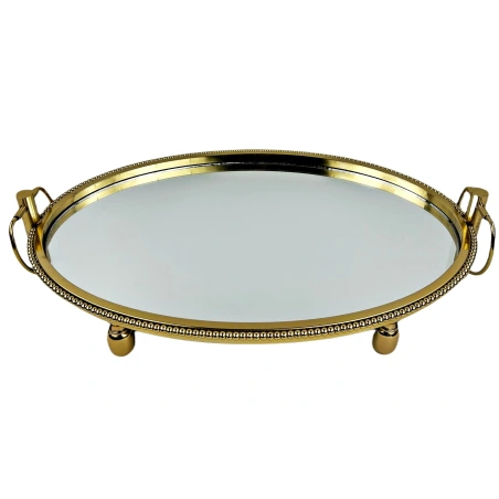 Glass tray, 56×36.5×11 cm