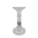 Glass candle holder, 8.5×8×16.5 cm