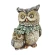 Owl figurine, 19.8×32.8×24.4 cm