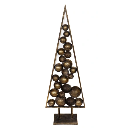 Metāla Ziemassvētku eglīte, 33.5×14×97.5 cm