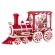 Locomotive Decoration with LED Music Box, 18×30.5×11 cm