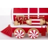 Locomotive Decoration with LED Music Box, 18×30.5×11 cm
