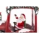 Santa Claus Decoration with LED Music Box, 25×22×13.5 cm
