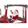 Santa Claus Decoration with LED Music Box, 25×22×13.5 cm