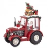 Santa Claus Decoration with LED Music Box, 25×22×13.5 cm