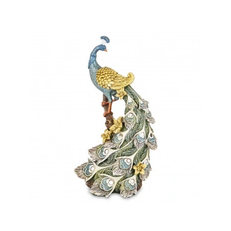 Peacock Figurine, 29×15.5×10 cm
