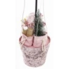 Santa Claus Figurine in Balloon, 93×37×37 cm