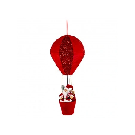 Ziemassvētku vecīša figūriņa gaisa balonā, 95×37×37 cm