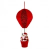 Santa Claus Figurine in Balloon, 95×37×37 cm