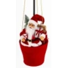 Santa Claus Figurine in Balloon, 95×37×37 cm