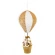 Santa Claus Figurine in Balloon, 95×37×37 cm