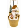 Santa Claus Figurine in Balloon, 95×37×37 cm