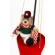 Teddy Bear Figurine in Balloon, 95×37×37 cm