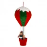 Teddy Bear Figurine in Balloon, 95×37×37 cm