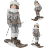 SKIING KIDS 11X6X16CM 2ASS