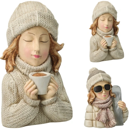 GIRL DECORATION 20CM 2ASS D