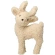 DEER STANDING 32CM BEIGE
