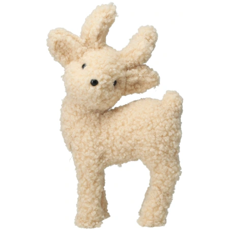DEER STANDING 32CM BEIGE
