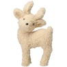 DEER STANDING 32CM BEIGE