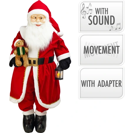 SANTA CLAUS 200CM WITH MUSIC