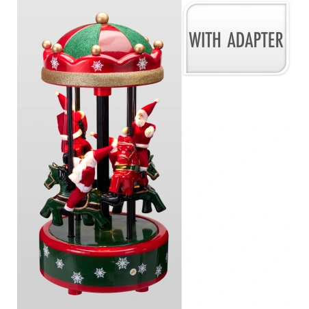 CAROUSEL SANTA'S 60CM