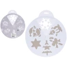 STENCIL WINTER DESIGN DIA 30CM