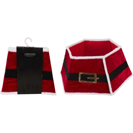 TREE SKIRT 72CM SANTA BELT