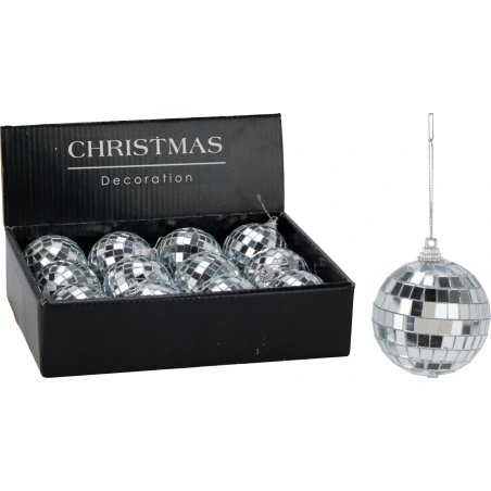 MIRROR BALL 60MM SILVER