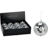 MIRROR BALL 80MM SILVER