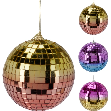 MIRROR BALL 150MM 3ASS COLOUR