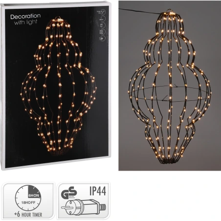 LANTERN FOLDABLE 39X60CM 240L