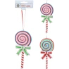 LOLLIPOP HANG DECO 17CM 2ASS