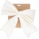 BOW VELVET 34CM WHITE CHECKED