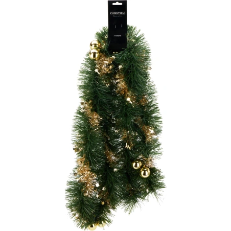 TINSEL GARLAND 270CM GOLD