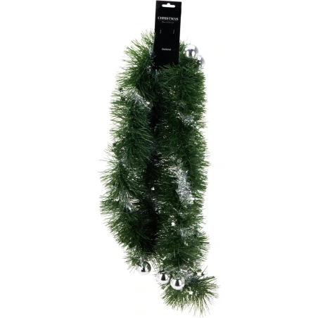 TINSEL GARLAND 270CM SILVER