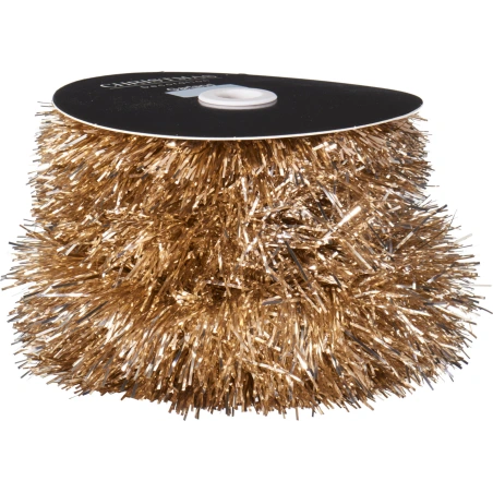 TINSEL ON ROLL 10M CHAMPAGNE