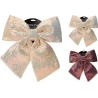 BOW SEQUINS 30X36CM 2ASS CLR