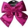 BOW SEQUINS 25CM FUCHSIA