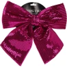 BOW SEQUINS 40CM FUCHSIA