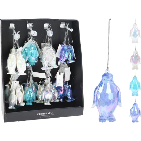 PINGUIN HANGER 4ASS COLOR, 8CM